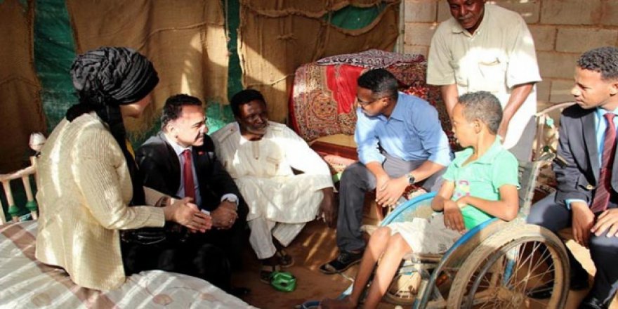 Türkiye'den Sudanlı aileye yardım eli