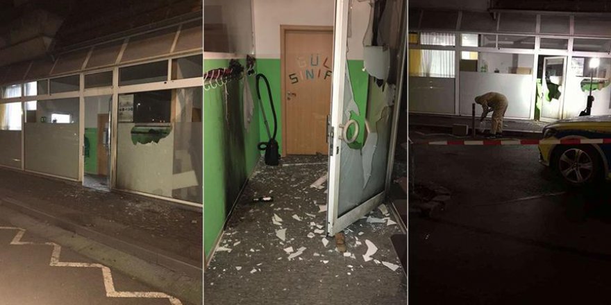 Almanya'da camiye molotoflu saldırı