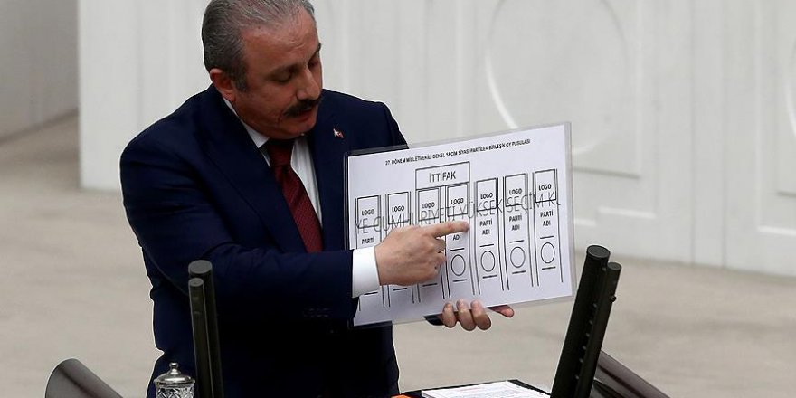 Şentop'tan oy pusulası açıklaması