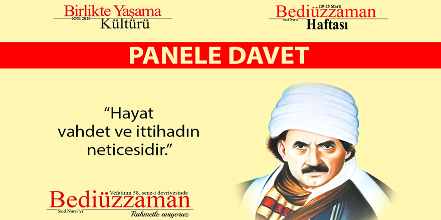 Risale-i Nur Enstitüsü'nden Bediüzzaman Said Nursi'yi anma programı