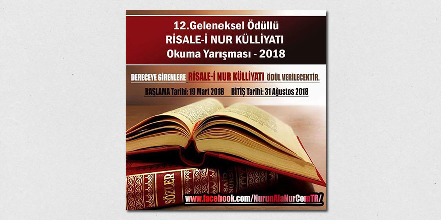 Risale-i Nur Külliyatı yarışması