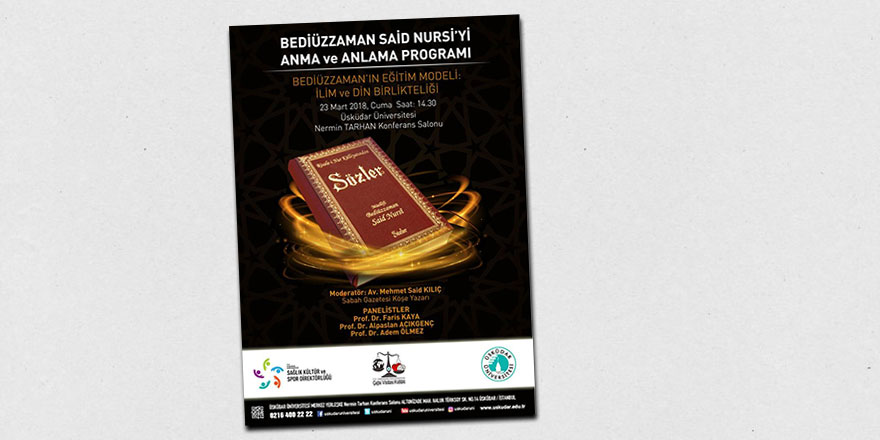 Üsküdar Üniversitesi'nde Bediüzzaman'ın Eğitim Modeli paneli