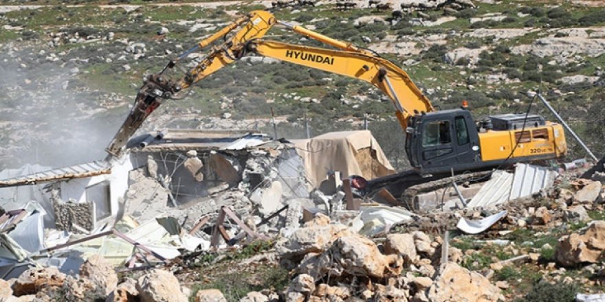 Yıkılasın İsrail! Filistinlilere ait 2 binden fazla evi yıktı