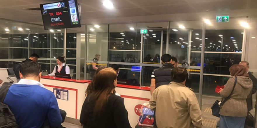 Türkiye'den Erbil'e 6 ay sonra ilk direkt uçuş