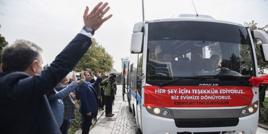 Suriyeliler, terörden arındırılan Afrin'e geri dönüyor