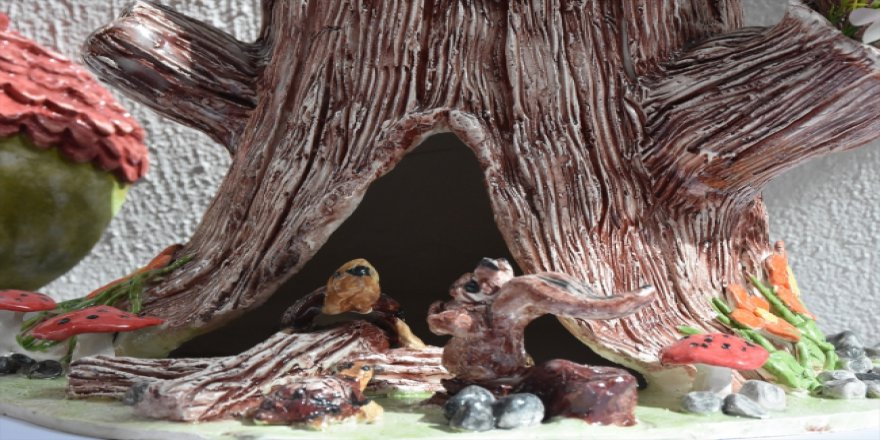 Osmanlı'nın kuş evlerini seramikten yaptılar