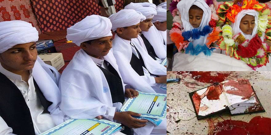 Uçaklarla hafızlık törenini bombaladılar 100 hafız katledildi