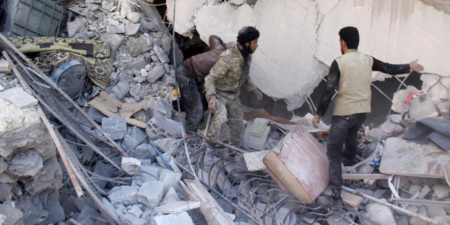 İdlib'te yoğun bombardıman yaşanıyor