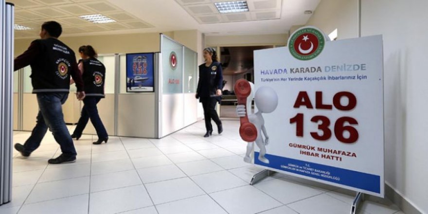 Alo 136'ya gelen ihbarlar, 30 milyon liralık kaçakçılığı önledi