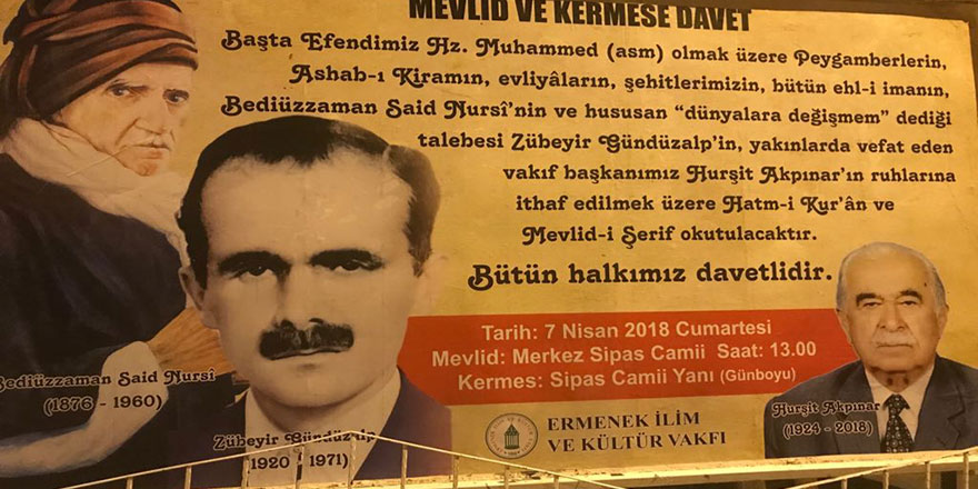 Ermenek’te Bediüzzaman ve  Zübeyir Gündüzalp Mevlidi