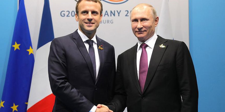 Putin ile Macron arasında Suriye teması