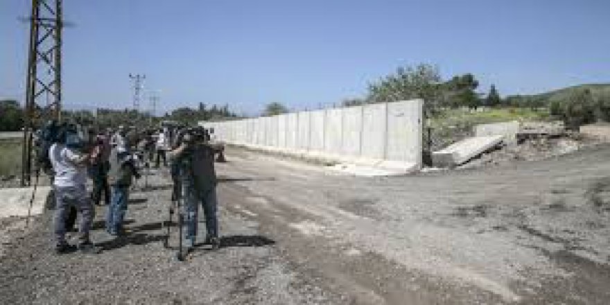 Zeytin Dalı Gümrük Kapısı'nın inşa edileceği alan görüntülendi