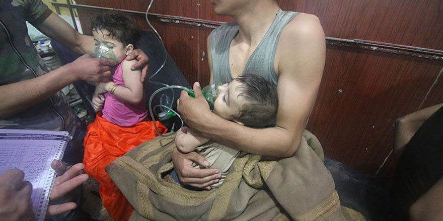 Suriye rejimi Duma'da yaptığı saldırıda klor gazı kullandı