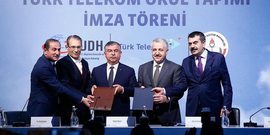 MEB-Türk Telekom Okul Yapım Protokolü imzalandı