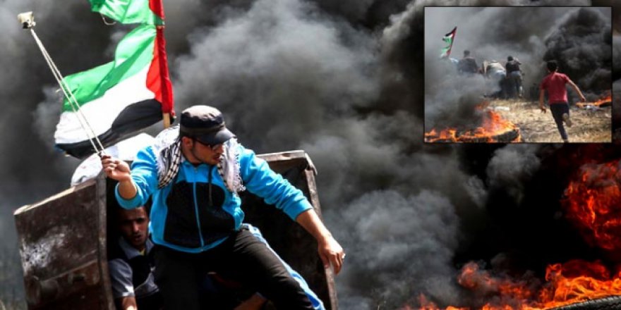 Gazze'de Büyük Dönüş Yürüyüşü'nde üçüncü cuma