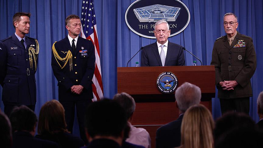 ABD Genelkurmay Başkanı Dunford: Suriye'ye ilk dalga saldırı sona erdi