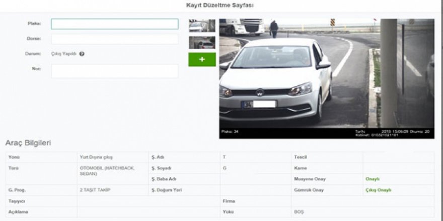 Plaka Tanıma Sistemi, kaçak girişlere son veriyor