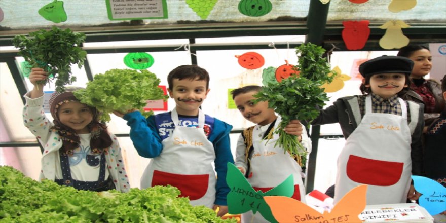 'Minik pazarcılar' büyükleri aratmadı