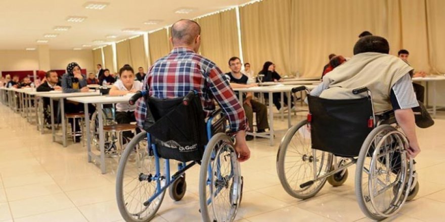 Engelli Kamu Personeli Seçme Sınavı, pazar günü yapılacak