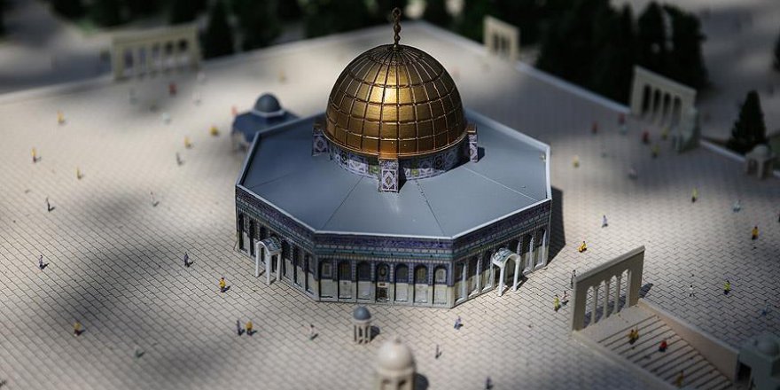 Mescid-i Aksa'nın maketine yoğun ilgi