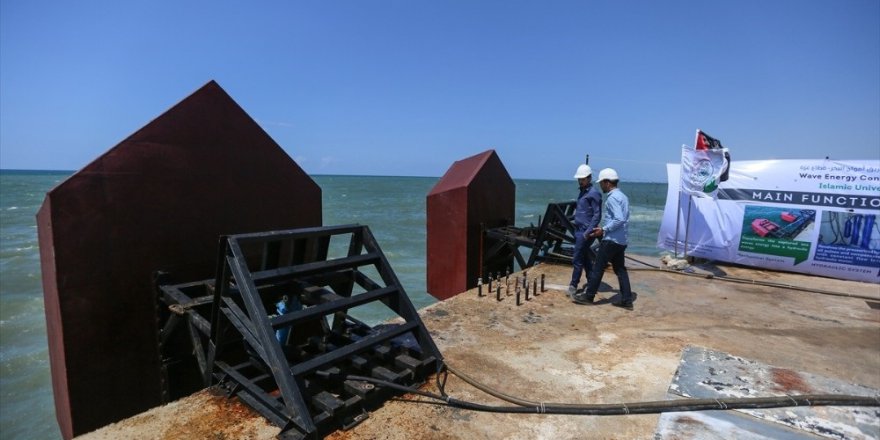 Filistinli mühendisler "deniz dalgalarından" elektrik üretiyor