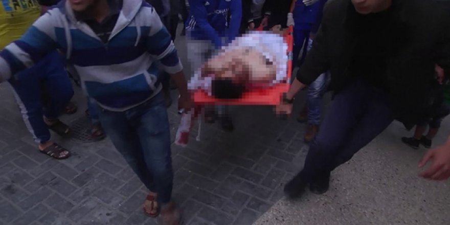 Gazze'de 3 şehit, yüzlerce yaralı var