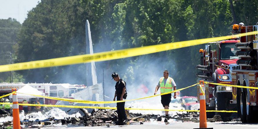ABD’de askeri kargo uçağı düştü