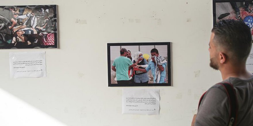 Gazze'de açılan fotoğraf sergisi ile İsrail zulmünü ispatlıyorlar