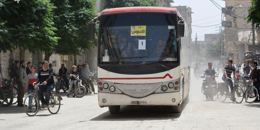 Yermük'ten ÖSO mensupları taşıyan ikinci konvoy yola çıktı