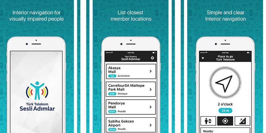 'Sesli adımlar' uygulaması Antalya'da