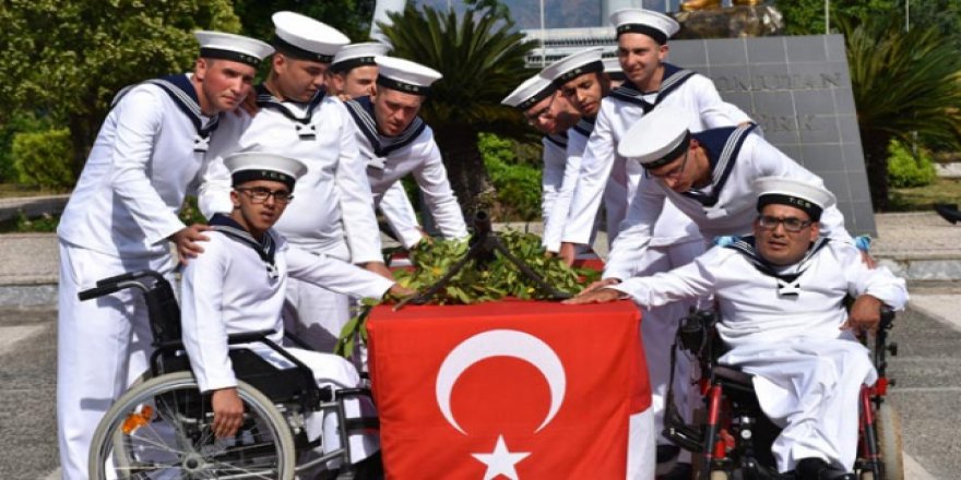 Muğla'da engellilerin askerlik heyecanı