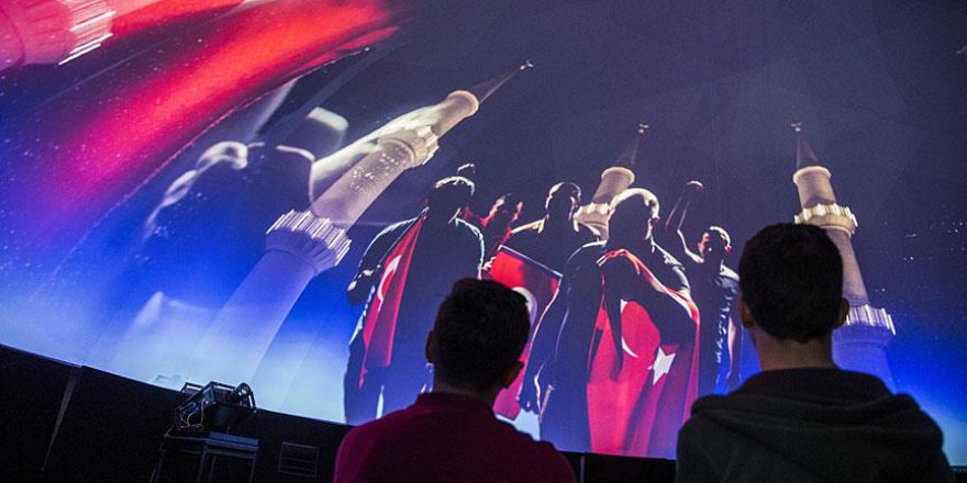 3. Etnospor Kültür Festivali'nde 15 Temmuz darbe girişiminin animasyonuna büyük ilgi gösterdi