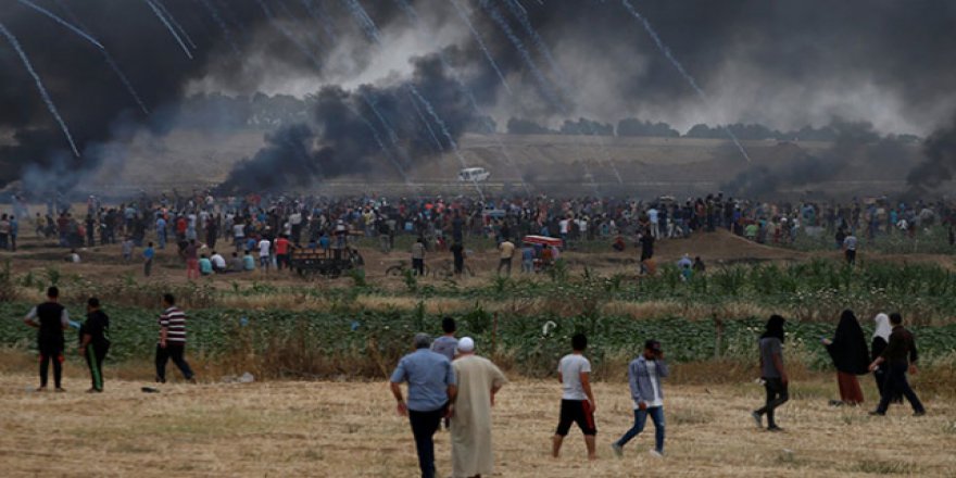 Lübnan da İsrail'in Gazze katliamlarına tepki gösterdi
