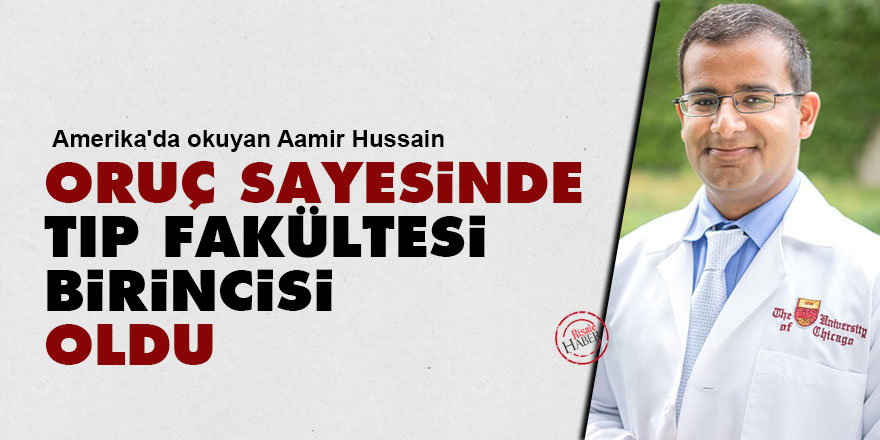 Oruç sayesinde tıp fakültesi birincisi oldu