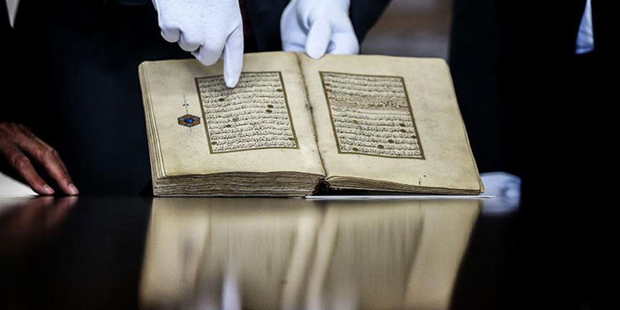 524 yıllık Kur'an-ı Kerim Topkapı Sarayı'na iade edildi