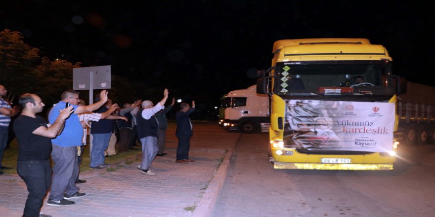 Kayseri'den Halep'e insani yardım