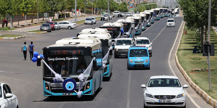 Diyarbakır'ın otobüs filosu genişledi