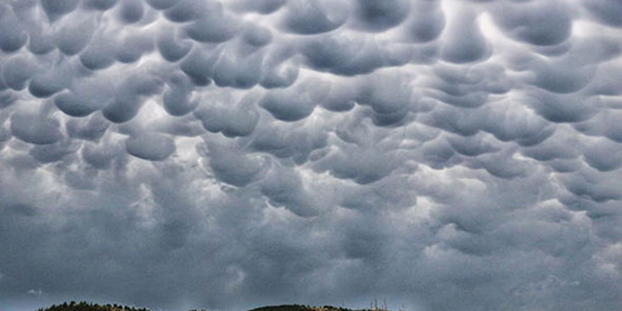 Kırklareli'nde Mammatus Bulutları görüldü