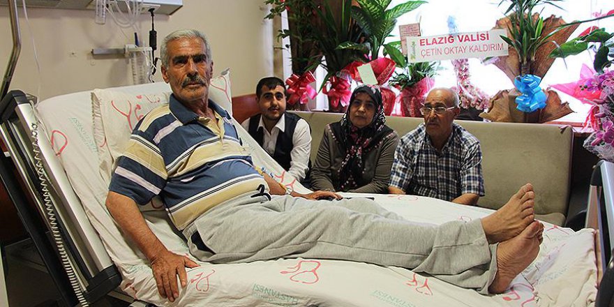 Şehit Fethi Sekin'in babası trafik kazası geçirdi