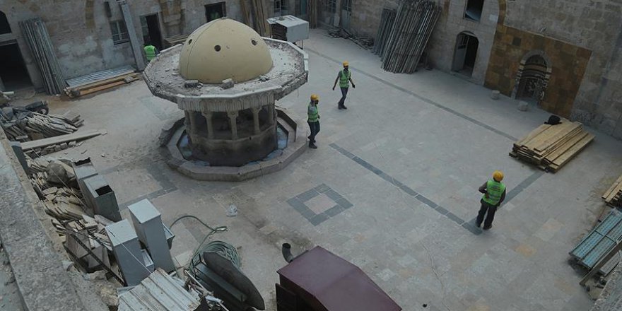 Bab'daki tarihi cami ve çarşı restore ediliyor