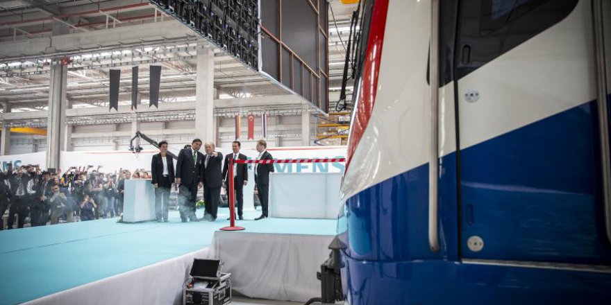 Türkiye'nin ilk metro ihracatı için tören