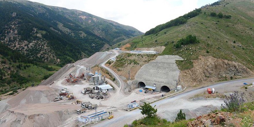 Eğribel Tüneli için son 140 metre