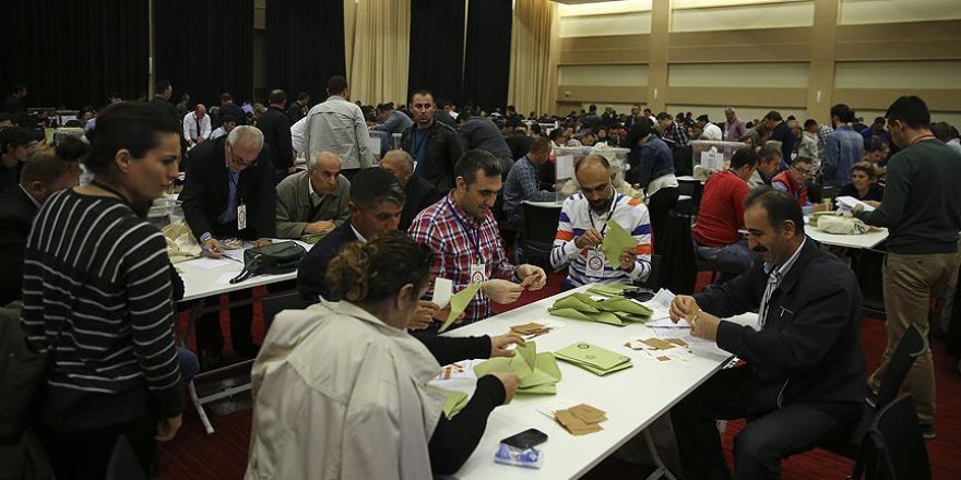 Yurt dışı oylarının sayımı bitti