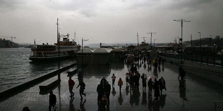 İstanbul'da beklenen yağış şiddetlendi