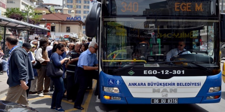 Ankara'da YKS için otobüsler ücretsiz olacak