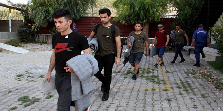 Muğla Fethiye'de kaçak göçmenler yakalandı