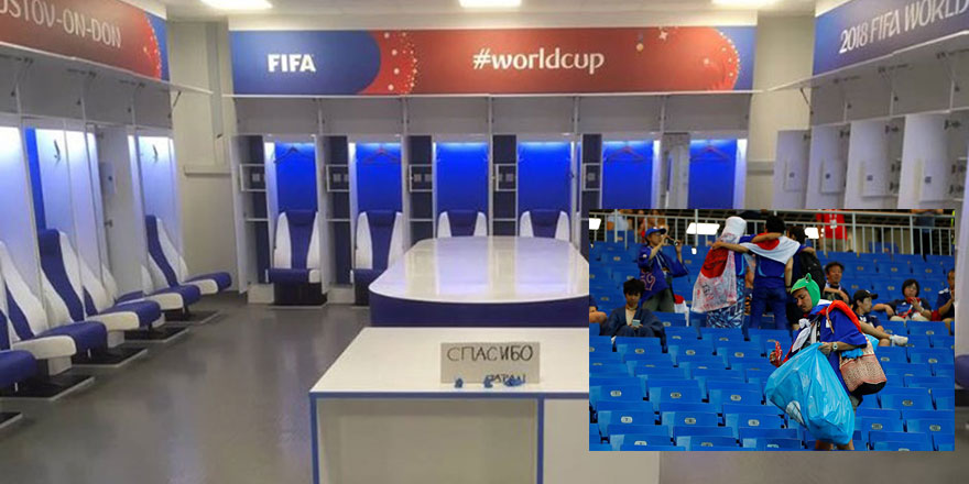 Japonya'dan örnek davranış: Dünya kupasının 'temizlik' şampiyonu oldular