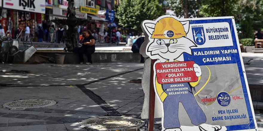 Ankara'nın İzmir Caddesi yenileniyor