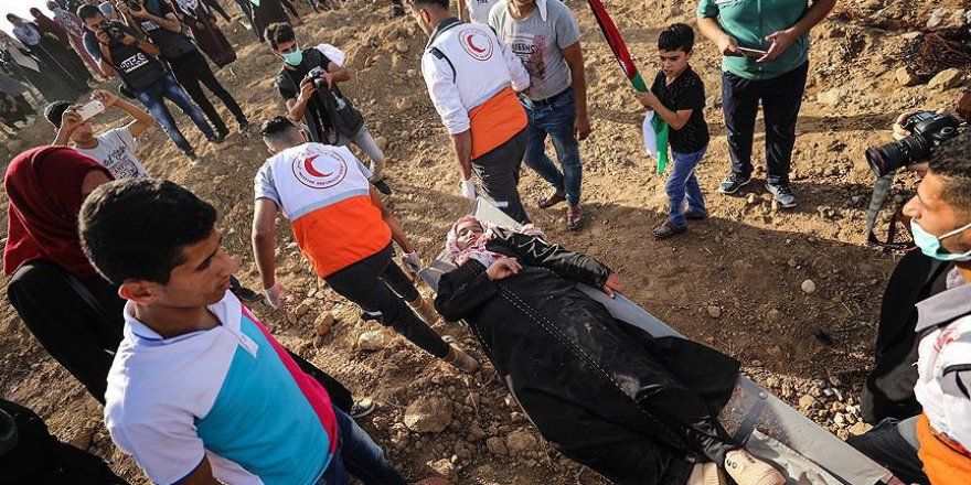 Gazze'de İşgalci İsrail saldırılarında 134 kişi yaralandı
