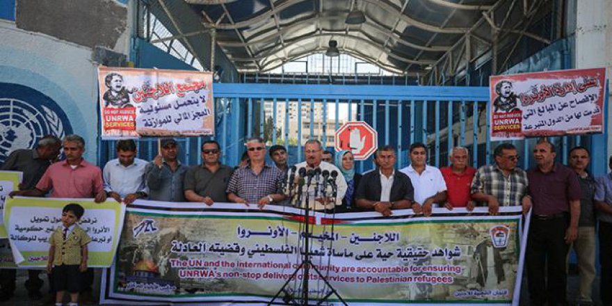 Gazze'de Birleşmiş Milletler'e protesto